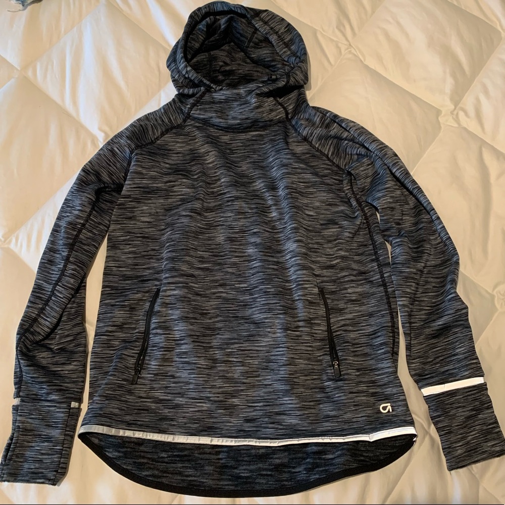 Grey althletic hoodie, Like New, Size XS